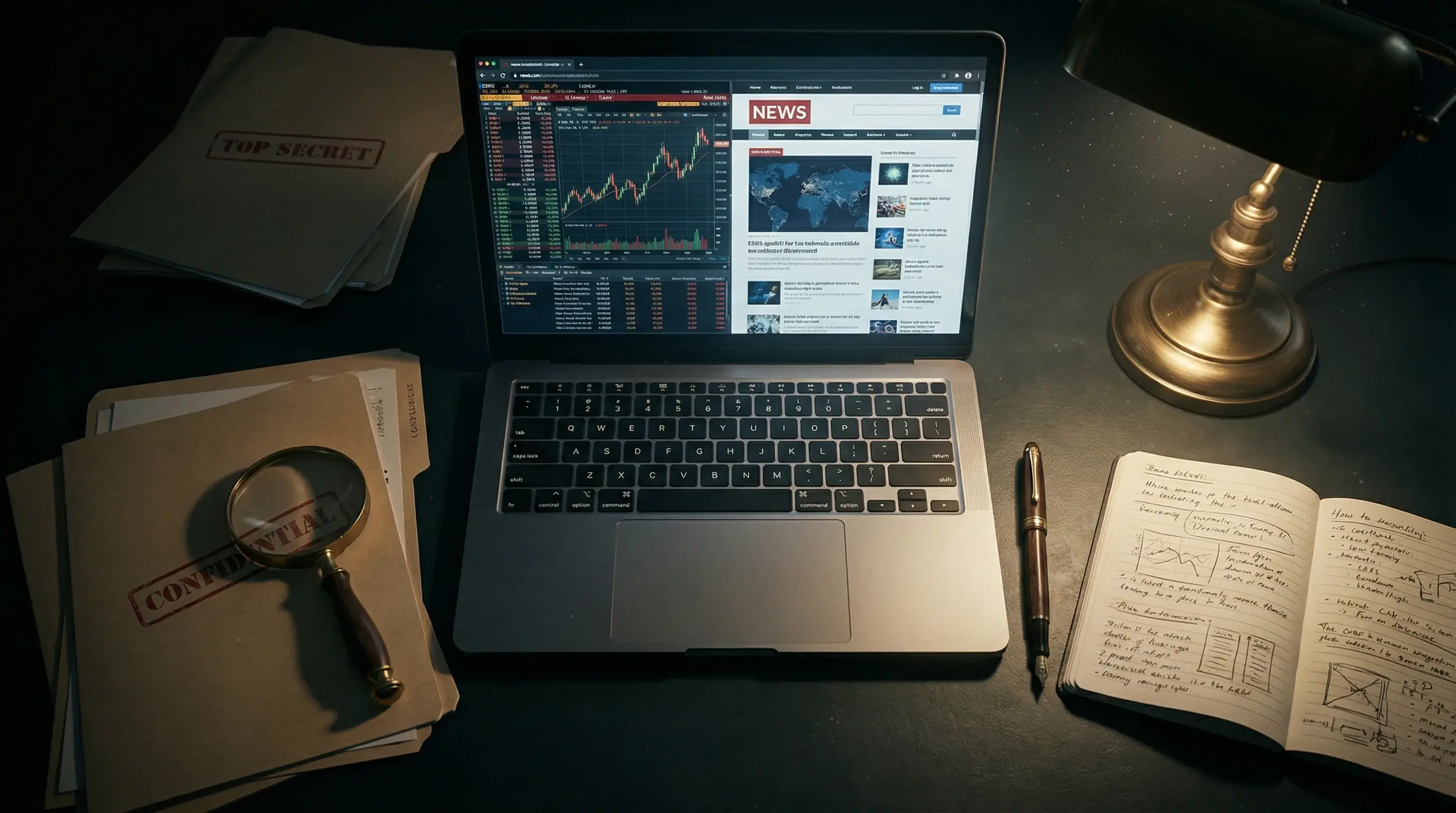 调查记者办公桌面 - 51暗网 深度调查